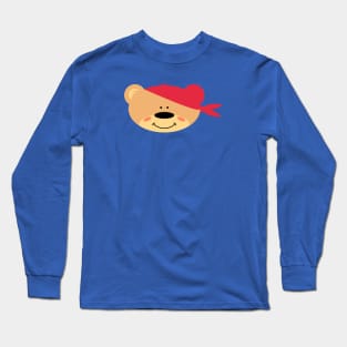 Teddy bear with Bandana Long Sleeve T-Shirt